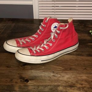 Red Converse High Tops
